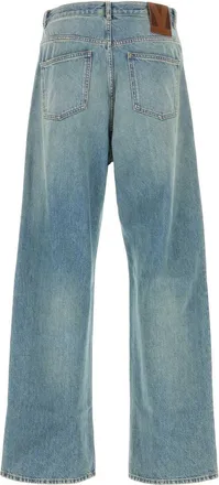 Valentino Garavani Light-Wash Denim Jeans - Blue