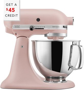 KitchenAid Kitchenaid Artisan Series 5Qt Pink Tilt-Back Head Stand Mixer With $45 Credit