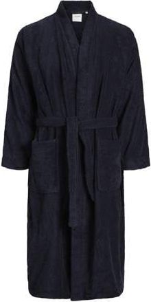 Jack & Jones badstof badjas JACSOLID donkerblauw
