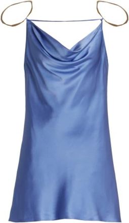 Cult Gaia Tahoe Blue Azariah Mini Dress Size S
