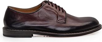 Doucal's Brown Leather Lace-up Shoes
