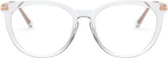 Michael Kors 51mm Square Optical Glasses in Clear at Nordstrom