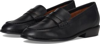 Rockport Elisea Flats Black Leather Slip On Loafer Shoes RHS7872