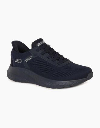Skechers Mens Slip In Bobs Sport Squad Mens Trainers - Black - Size: 10