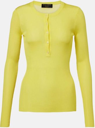 Dolce & Gabbana Pullover in maglia a coste