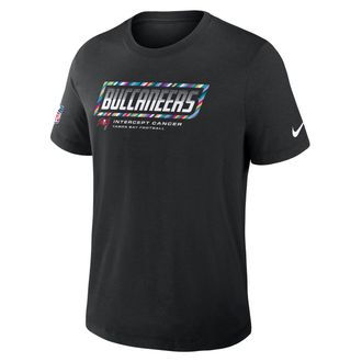 Nike Tampa Bay Buccaneers Crucial Catch Sideline Nike Mens Dri-FIT NFL T-Shirt in Black | 034J00AZUV-F9R