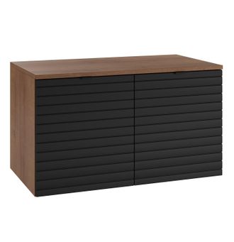 Badplaats Mueble Bajo Lavabo Dover 80 X 44 X 46 Cm - Roble Con Negro - Mue