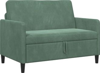 vidaXL Sof&aacute; Con Almacenamiento Verde Mar 122 X 78 X 87 Cm Poli&eacute;ster Vidaxl