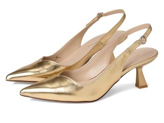 Pelle Moda Janah High Womens Heels Light Gold : 6.5 M, Leather