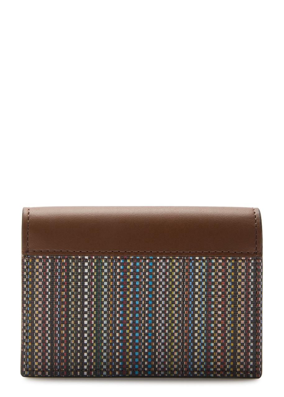 スカーフ PS PAUL SMITH Woman Scarf Blue W1A250MN064 47 Paul Smith - Blue Tonal Multicolor Stripe Merino Wool Scarf