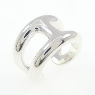 Herm&egrave;s Silver 925 Band Ring (Pre-Owned)