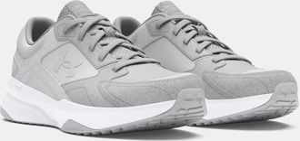 Under Armour Edge Suede 3027731-100 Sneaker Gray Training Shoes HAWK202