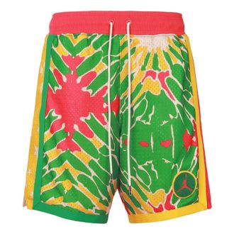 Nike Jordan Air Jordan Sport DNA Basketball Shorts For Men Red Green Dark CK9528-631