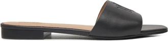 Ralph Lauren Everley Slide Sandal - Dames - Sandalen - Zwart - 35 EU - Leer - Schoenen