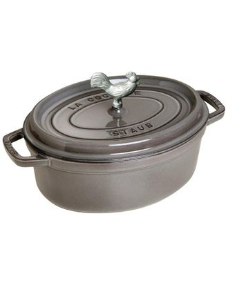 Staub Discontinued Staub Enameled Cast Iron 5.75Qt Coq Au Vin Cocotte