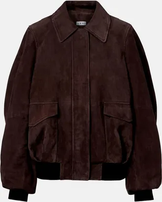 Loewe Suede bomber jacket