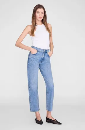 Anine Bing Kate Jean in Arbor Blue at Nordstrom, Size 28