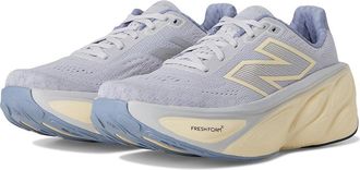 New Balance Fresh Foam X More v5 Womens Shoes Pearl Grey/Dusk Shower/Calcium : 10.5 B - Medium, Textile