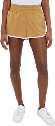 Varley Arlington Running Shorts 2 Womens Jumpsuit & Rompers One Piece Apple Cinnamon : XXS, Elastane/Polyester