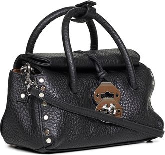 Zanellato Womens Handbag Dotta Baby Black Handbags Hand Bags