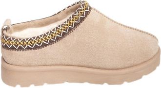 Ikrush Chunky Slip On Suede Slippers With Stitch Detailcasual Mid Regular