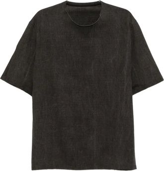 Devoa T-shirt con inserti - Grigio