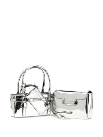 Dsquared2 mini Twin tote bag - women - Calf Leather - One Size - Silver