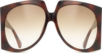 Max Mara MM0023 52F Womens Sunglasses Tortoiseshell Size 65
