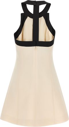 Valentino Garavani Womens Bicolor Virgin Wool Short Dress