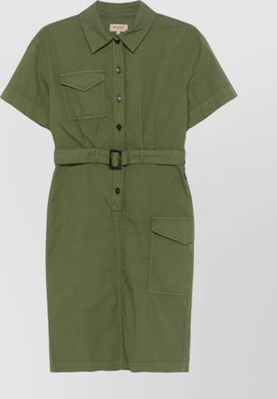 Woolrich shirt dress waist belted
