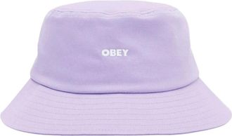 Obey Bold Twill Bucket Hat - Heren - Hoeden - Paars - ONE Size - Katoen - Accessoires
