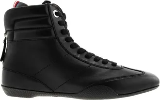 Bally Asha Leather High-Top Sneakers, Brand Size 36 ( US Size 5.5 )