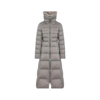 Duno Melrose Pejo Lari 125 Cammello - Dames - Mantels - Bruin - Maat: S Satijn