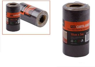 Trade Shop Trade Shop - 2 Rotoli Carta Vetrata Abrasiva 5 Metri Grana P240 Levigare Smussare