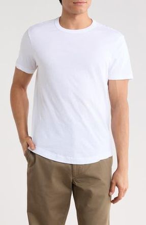 Buck Mason Pima Cotton Slub Curved Hem T-Shirt in White at Nordstrom Rack, Size Xx-Large