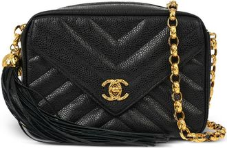 Chanel Borsa a tracolla trapuntata 1992 - Nero