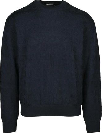 Emporio Armani Virgin Wool Sweater - Blue