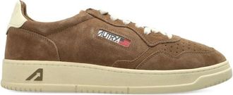 Autry Medalist Low - Heren - Sneakers - Bruin - 42 EU - Katoen - Schoenen