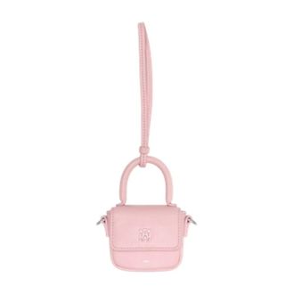 Amiri Keyrings, female, Pink, Size: ONE SIZE Micro Ma Keychain