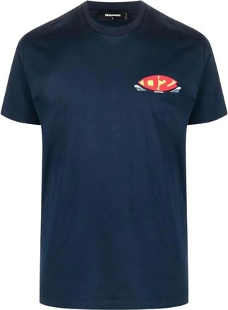 Dsquared2 Uomo, Top, Blu, M, new