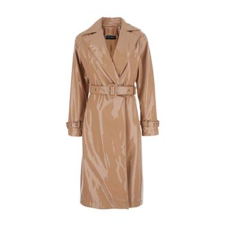 Dolce & Gabbana Trench Coats, female, Beige, Size: XS Miranda Trench