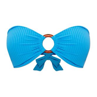 Melissa Odabash Bikinis, female, Blue, Size: XS Brisbane Bikini Top