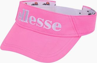 Ellesse Womens Netti Lettering Logo Pre-Curved Visor - Pink - Size: LADIES