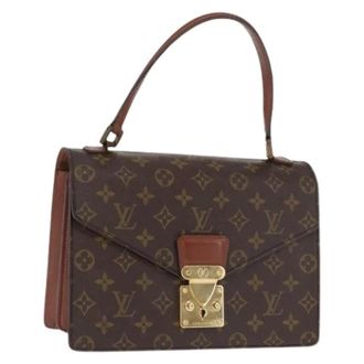 Louis Vuitton Pre-owned Handbags, female, Brown, Size: ONE SIZE Pre-owned Canvas Handbag