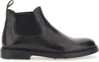 Doucal's Chelsea Boots - Heren - Chelseaboots - Zwart - 46 EU - Leer - Schoenen