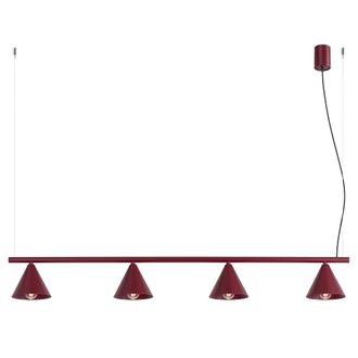 Sollux Lighting Ara&ntilde;a borgo&ntilde;a acero alt. 215 cm
