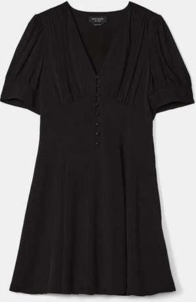 Kate Spade New York Fluid Puff Sleeve Mini Dress