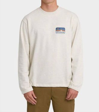Billabong Compass Crewneck Sweatshirt In Oatmeal Heather