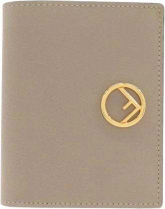 Fendi Pre-owned Bi-fold Portemonnee - Dames - Vintage Accessoires - Beige - ONE Size - Leer - Vintage