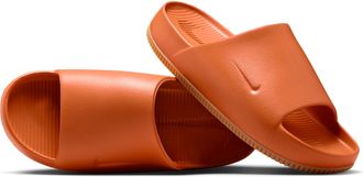 Nike Mens Calm Slides in Orange | FD4116-801